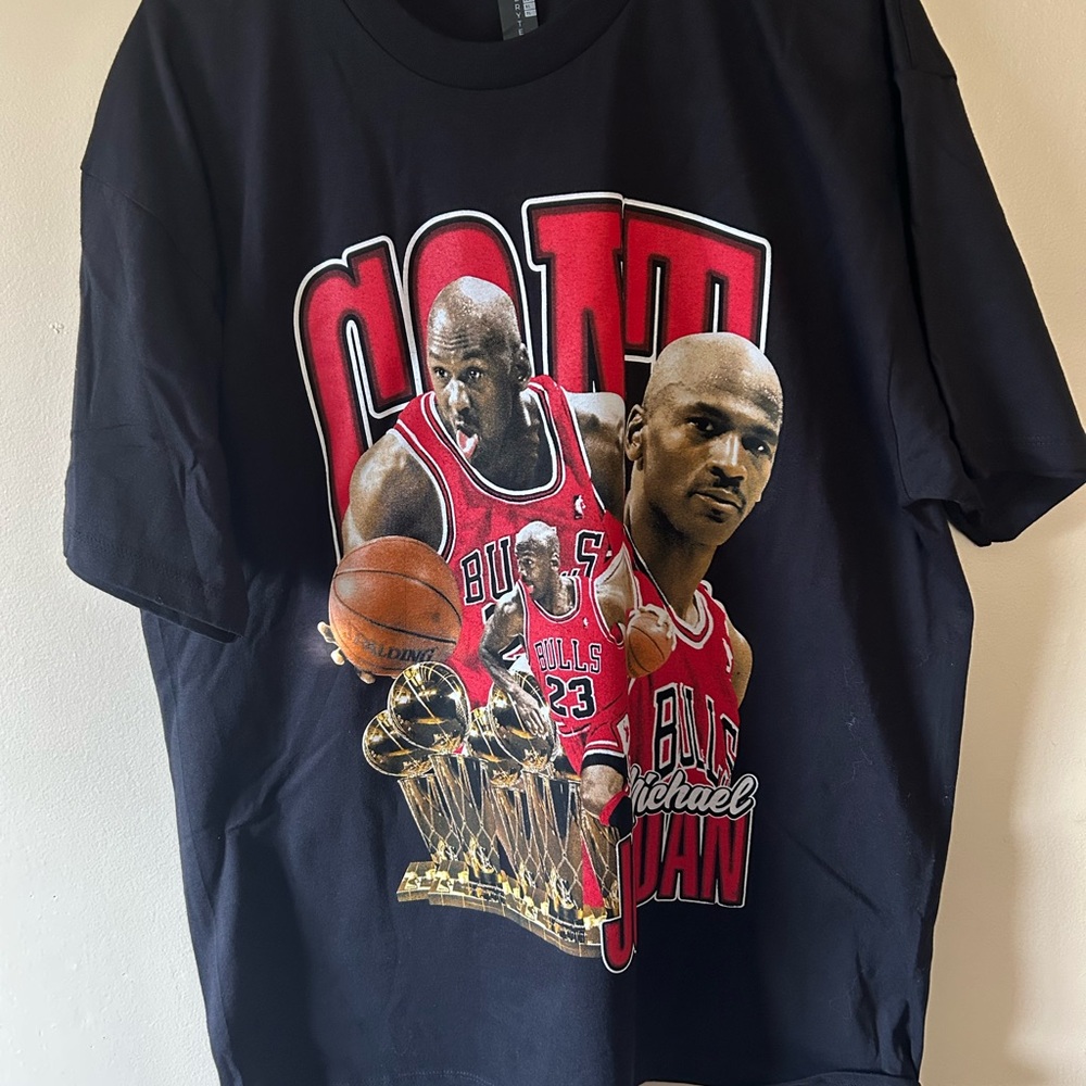 Black XL Graphic Basketball Design goat Michael Jordan brand new without tags